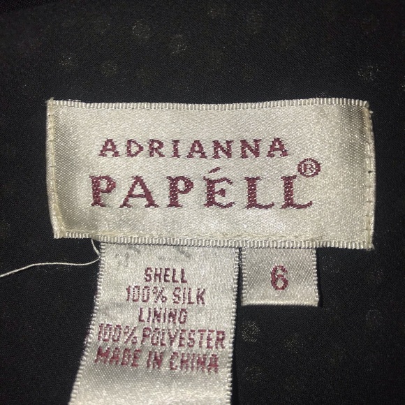 Adrianna Papell black dress size 6. - Picture 5 of 5